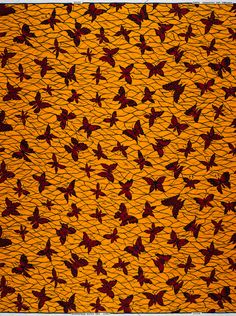 Vlisco VL53700.041.06 - Yellow Dutch Wax print fabric - Wax Hollandais - Nature